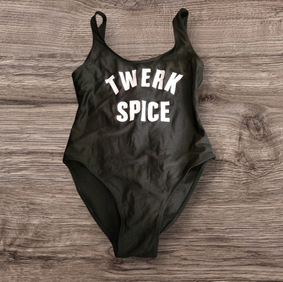 Other - Twerk Spice MD - Black One-Piece Swimsuit